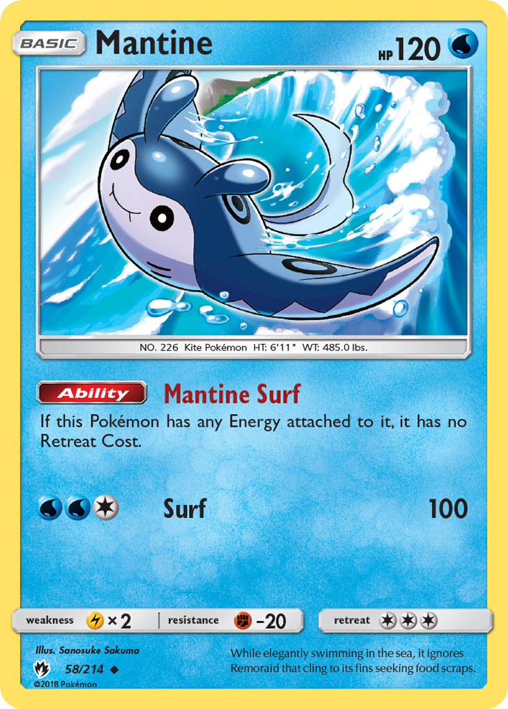 Mantine 58/214 Lost Thunder