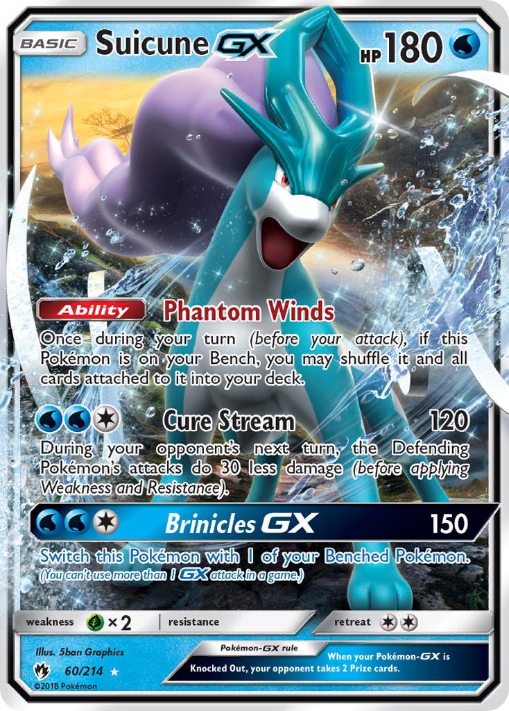 Suicune-GX 60/214 Lost Thunder