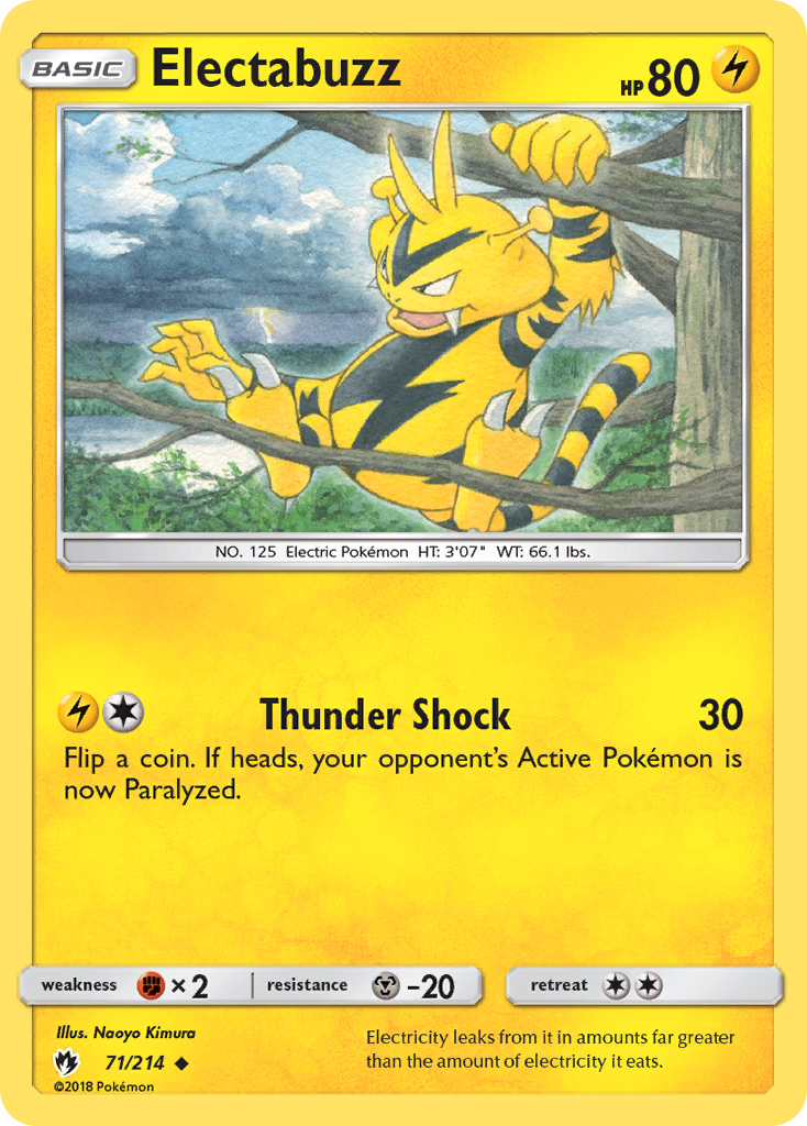 Electabuzz 71/214 Lost Thunder