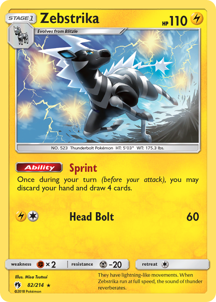 Zebstrika 82/214 Lost Thunder