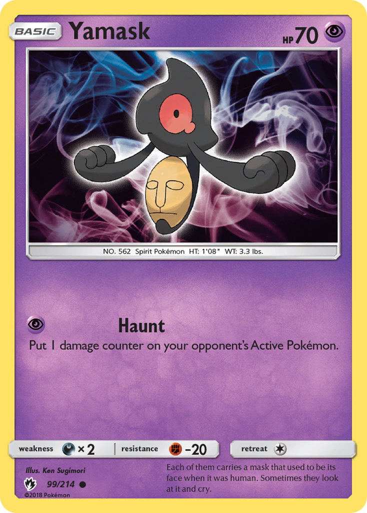 Yamask 99/214 Lost Thunder