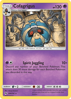 Cofagrigus 100/214 Lost Thunder