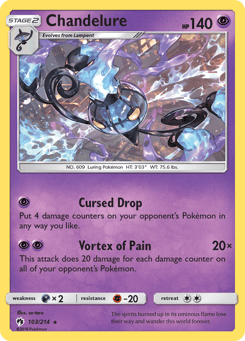 Chandelure 103/214 Lost Thunder