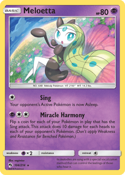 Meloetta 104/214 Lost Thunder