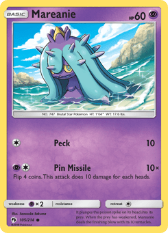 Mareanie 105/214 Lost Thunder