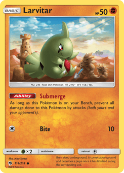 Larvitar 114/214 Lost Thunder