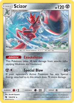 Scizor 126/214 Lost Thunder