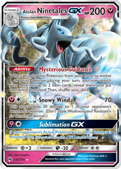 Alolan Ninetales-GX 132/214 Lost Thunder