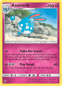 Azumarill 136/214 Lost Thunder