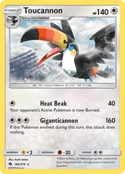 Toucannon 166/214 Lost Thunder