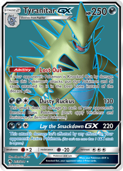 Tyranitar-GX 203/214 Lost Thunder