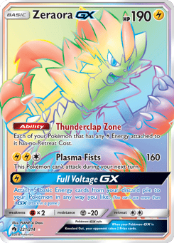 Zeraora-GX 221/214 Lost Thunder