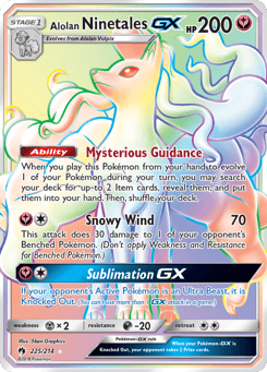 Alolan Ninetales-GX 225/214 Lost Thunder