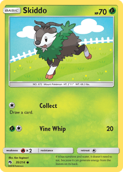 Skiddo 35/214 Lost Thunder