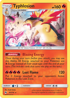 Typhlosion 42/214 Lost Thunder