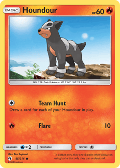 Houndour 45/214 Lost Thunder