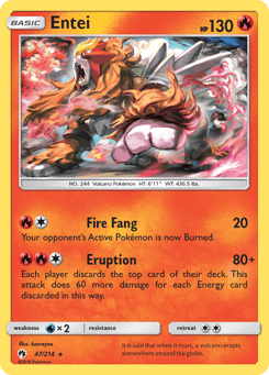 Entei 47/214 Lost Thunder