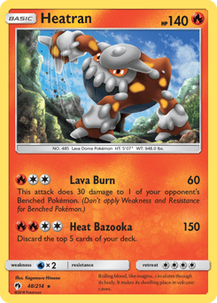 Heatran 48/214 Lost Thunder