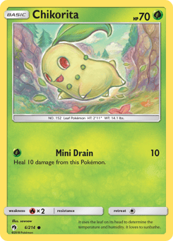 Chikorita 6/214 Lost Thunder