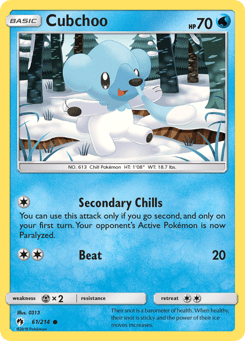 Cubchoo 61/214 Lost Thunder