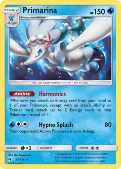 Primarina 67/214 Lost Thunder