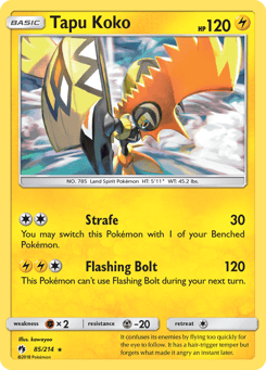 Tapu Koko 85/214 Lost Thunder