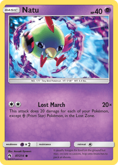 Natu 87/214 Lost Thunder