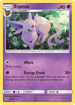 Espeon 89/214 Lost Thunder