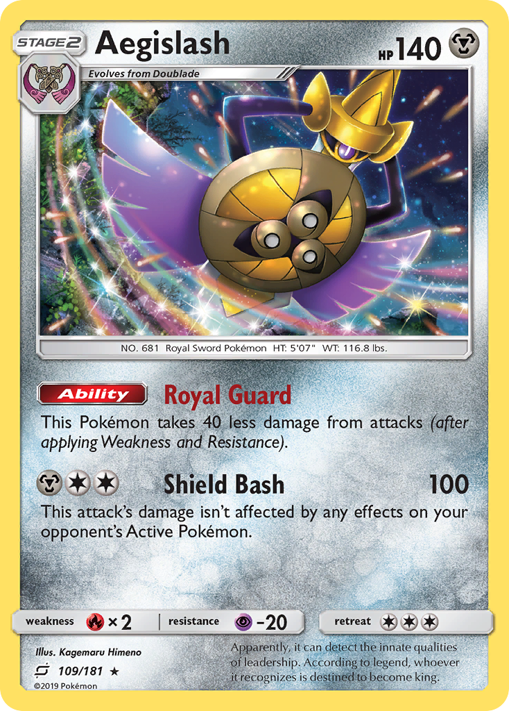 Aegislash 109/181 Team Up