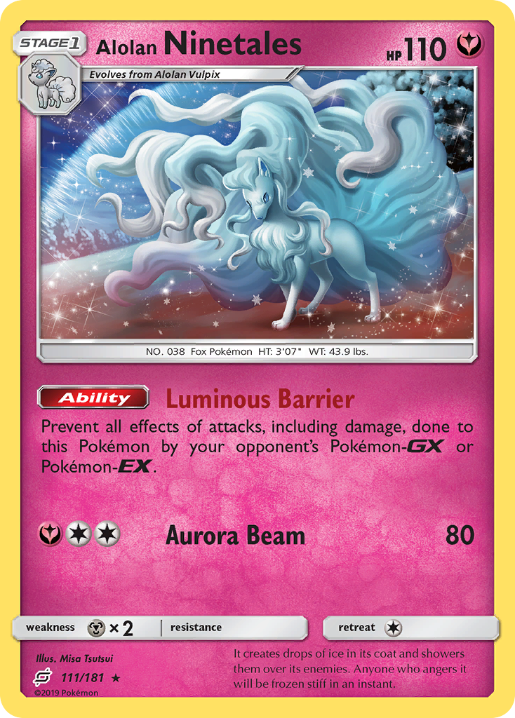 Alolan Ninetales 111/181 Team Up