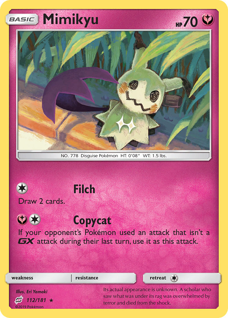 Mimikyu 112/181 Team Up