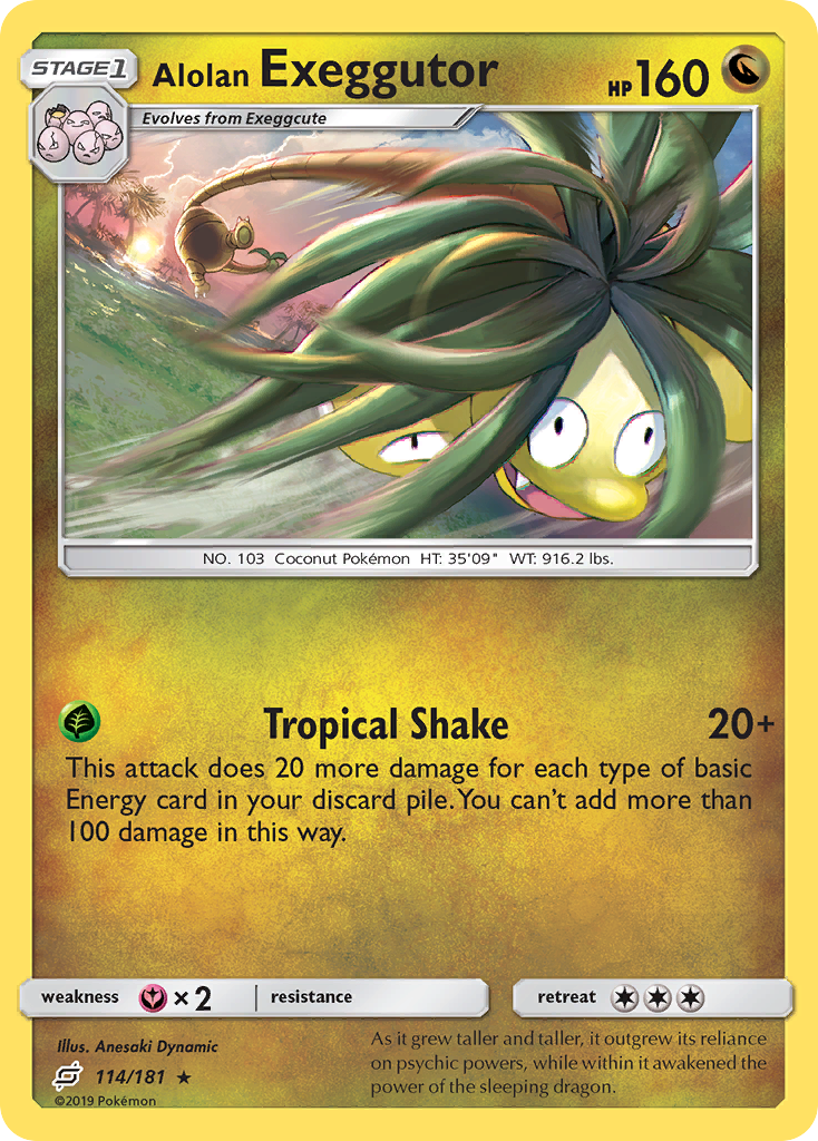 Alolan Exeggutor 114/181 Team Up