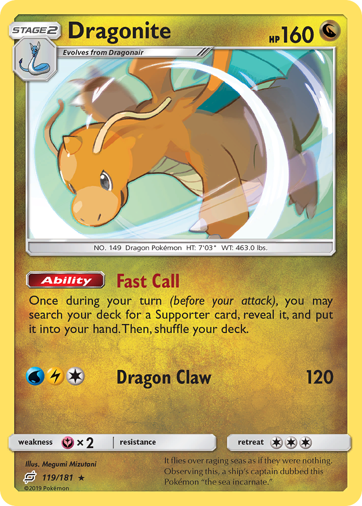 Dragonite 119/181 Team Up