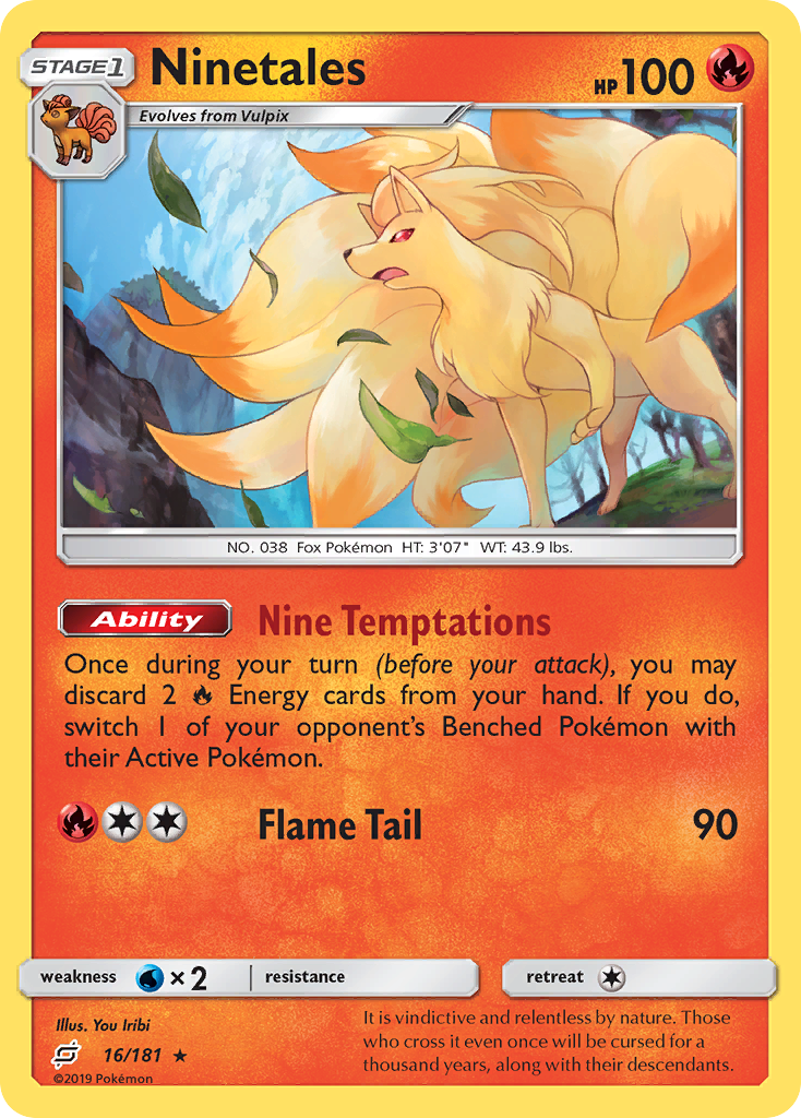 Ninetales 16/181 Team Up