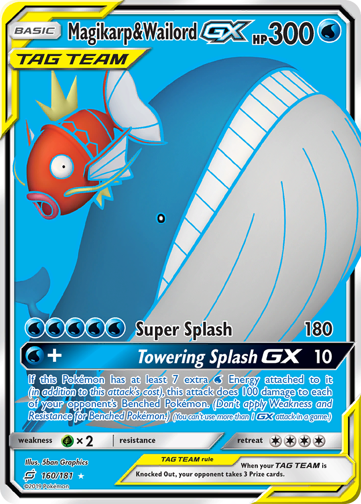 Magikarp & Wailord-GX 160/181 Team Up