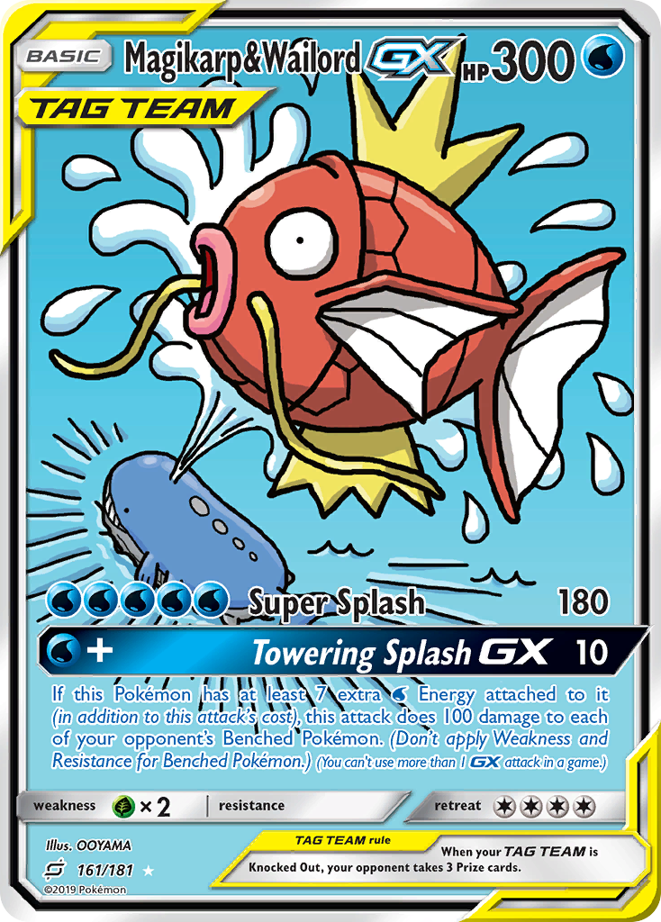 Magikarp & Wailord-GX 161/181 Team Up