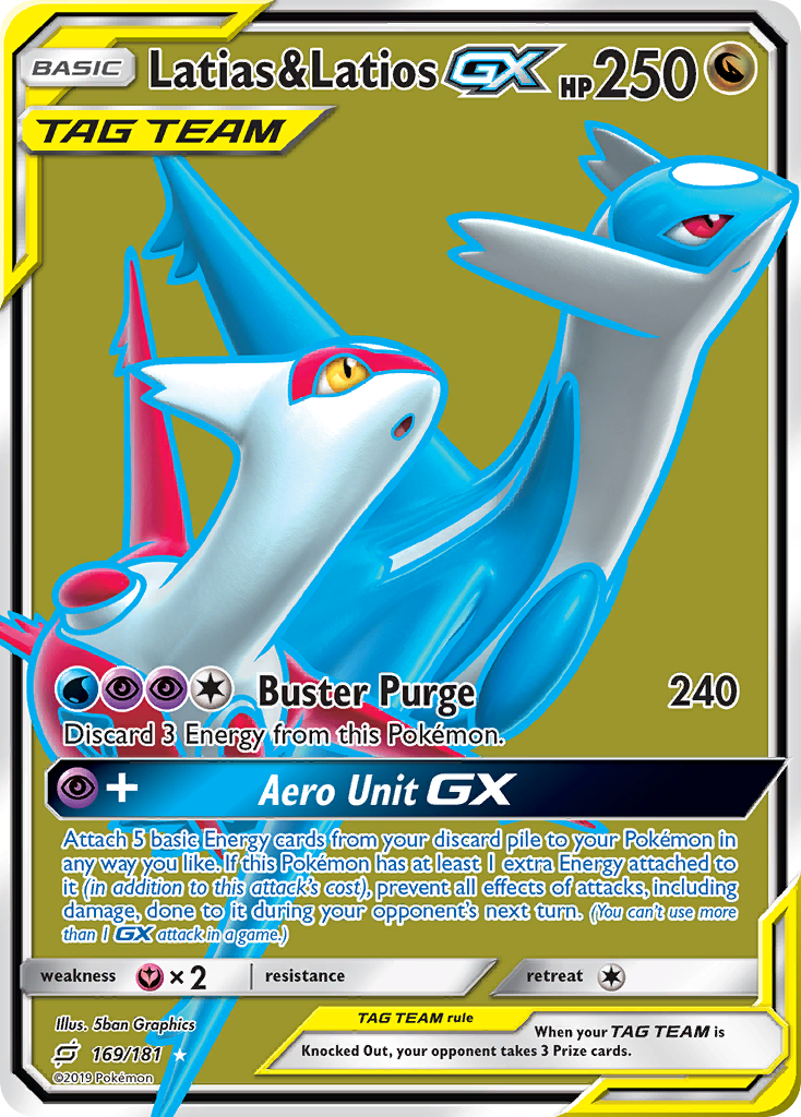 Latias & Latios-GX 169/181 Team Up