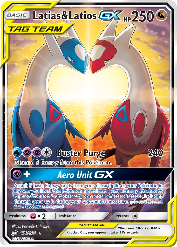 Latias & Latios-GX 170/181 Team Up