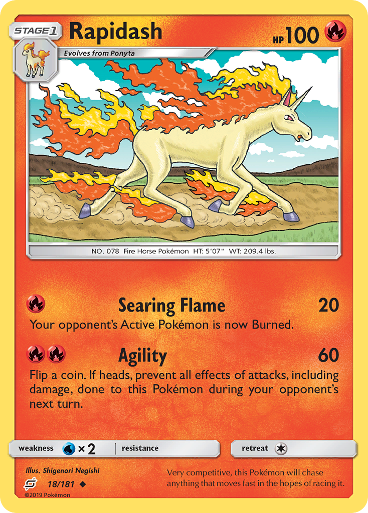 Rapidash 18/181 Team Up