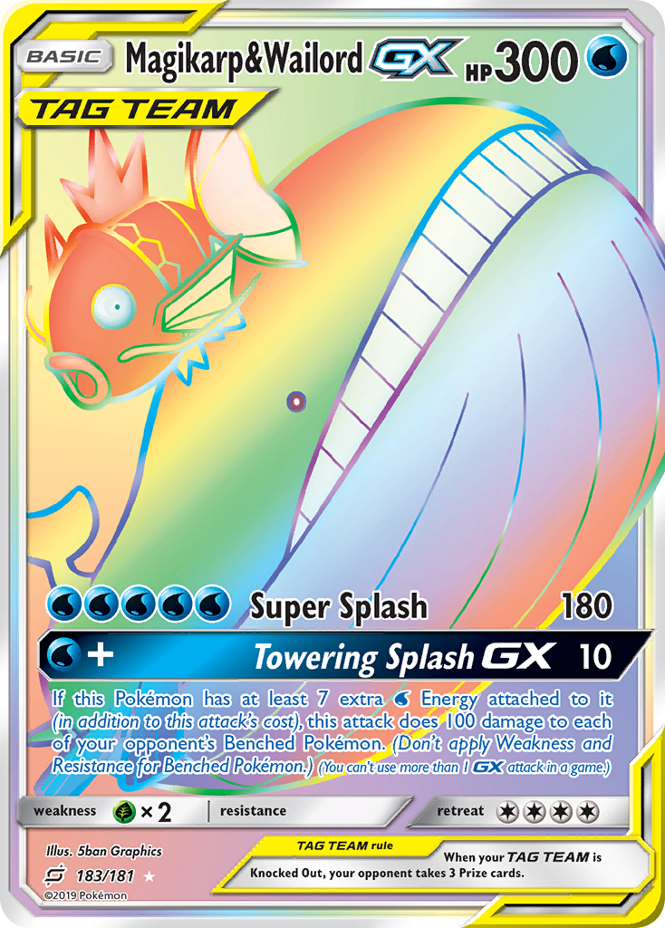 Magikarp & Wailord-GX 183/181 Team Up
