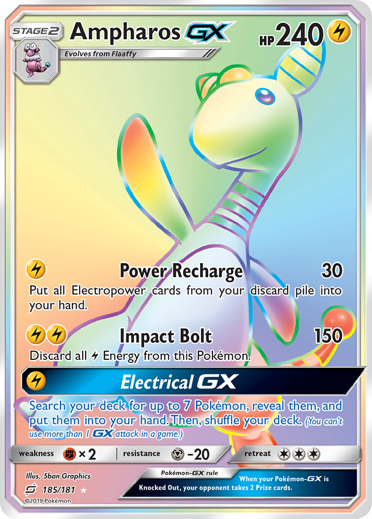 Ampharos-GX 185/181 Team Up