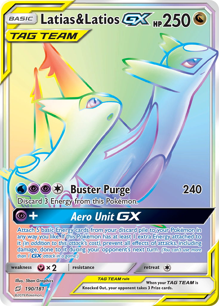 Latias & Latios-GX 190/181 Team Up