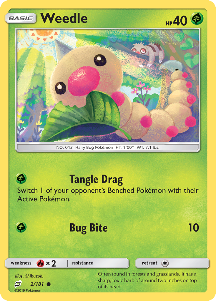 Weedle 2/181 Team Up