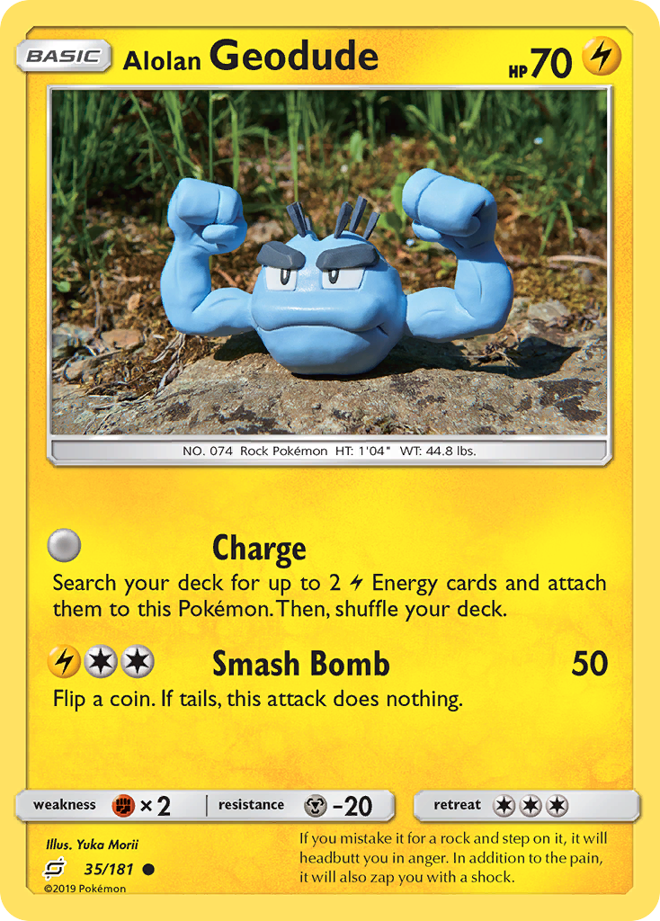 Alolan Geodude 35/181 Team Up