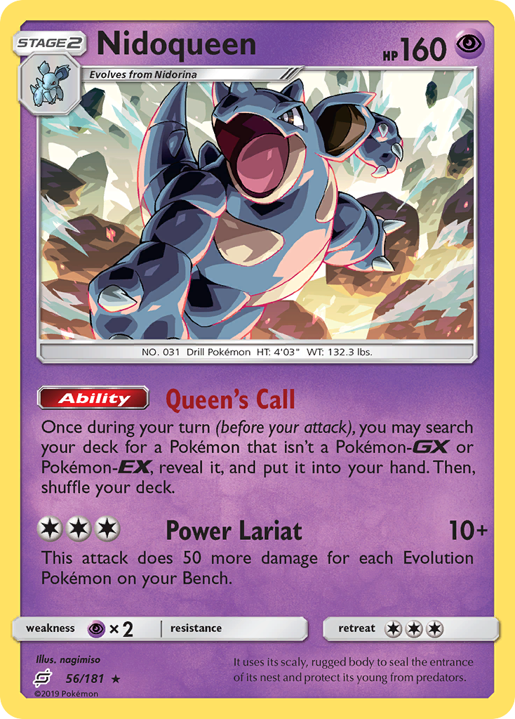 Nidoqueen 56/181 Team Up