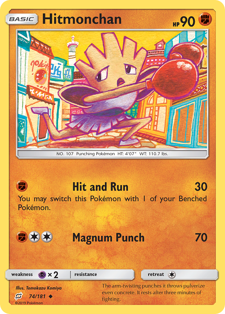 Hitmonchan 74/181 Team Up