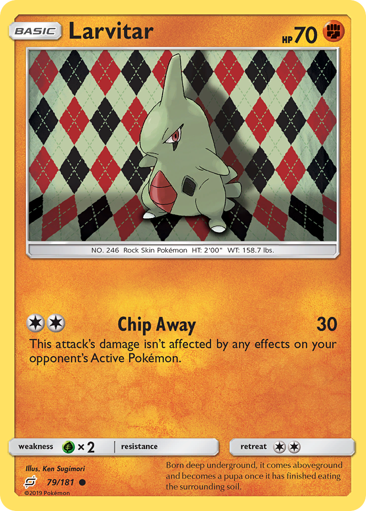 Larvitar 79/181 Team Up