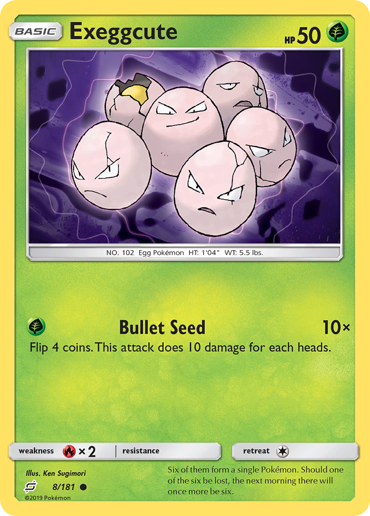 Exeggcute 8/181 Team Up