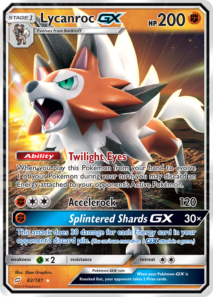 Lycanroc-GX 82/181 Team Up