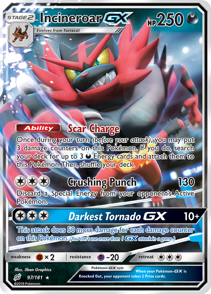Incineroar-GX 97/181 Team Up